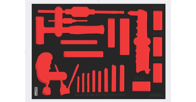 1004596033 TCS-Einlage Shadowboard bis 0,8 m² Stärke 90 mm HHW