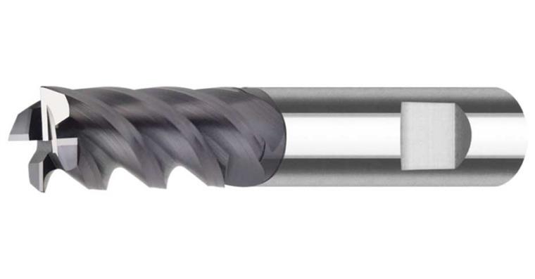 SC end mill long 45° DIN 6535 HB SC-TiAlN 4 cutting edges dia. 10 mm