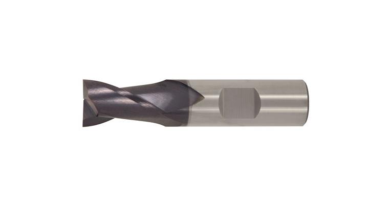 SC long hole milling cutter TiAlN 30° short HB shank T=2 dia. 20 mm