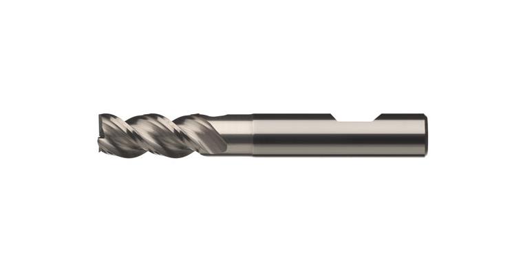 SC end mill for ALU 3 cutting edges DIN 6535 HB with clearance dia. 12 mm