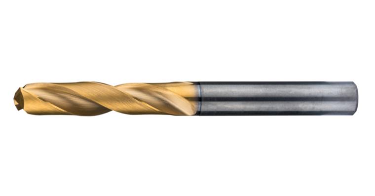 SC high-perf. drill bit 4xD DIN 6535 HA TiAlN+TiN tip angle 140° dia. 1.0 mm
