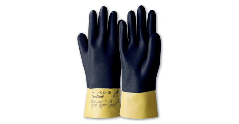 Chemikalienschutz-Handschuh TevuChem 765 Gr.9, paarweise