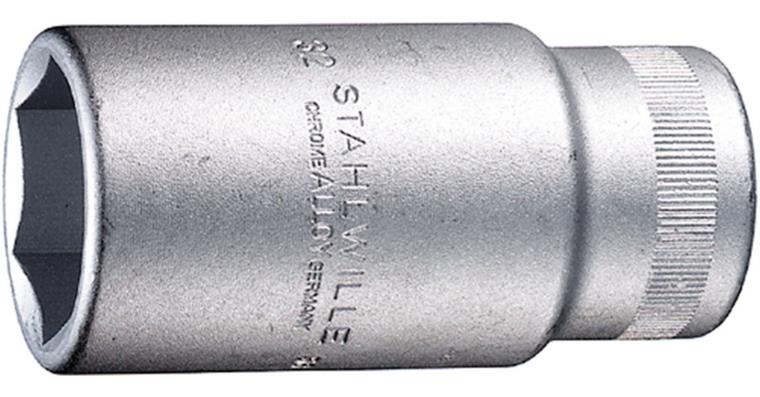 STAHLWILLE socket 41 mm 3/4 inch DIN 3124 long with hexagon