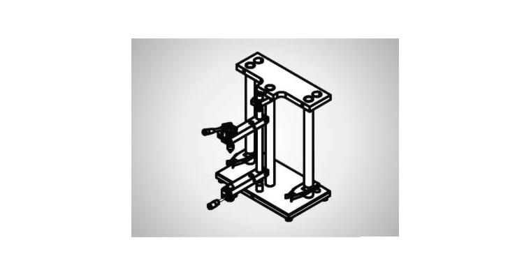 1001751620 Meßständer H400x80 Schwenkradius 140mm