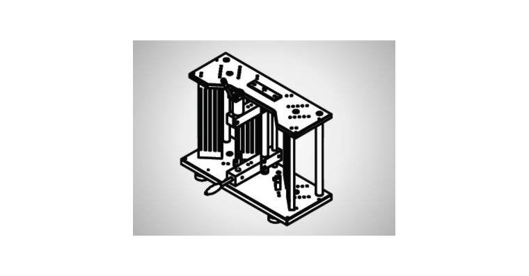 1001751645 Meßständer mit Nutenplatten 2P H400h250