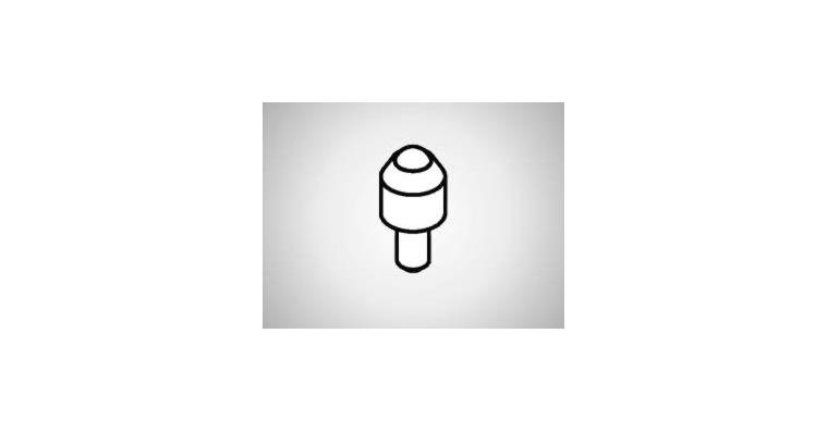 1001750321 Kugel-Messeinsatz L4 R1.5 Stahl