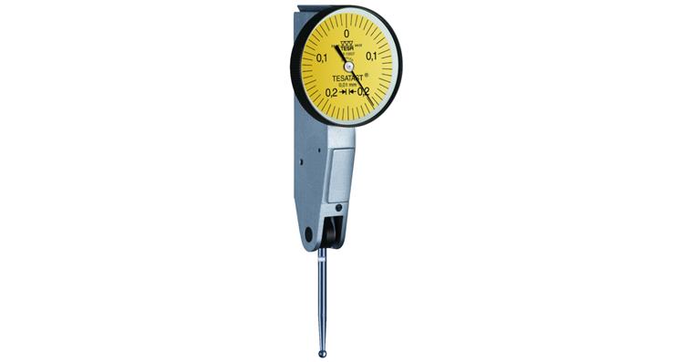 1001331347 TESATAST lever gauge probe, 0.01 mm graduation, 28 mm diameter in case, 1810007