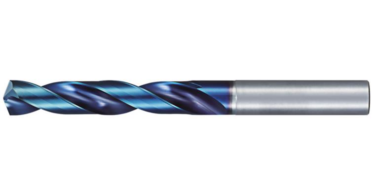SC twist drill bit AquaREVO 5xD DIN shank tip angle 135° dia. 8.2 mm