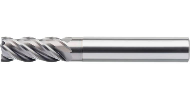 ATORN HPC POWER SC end mill, STAINLESS STEEL, 4.0 x 8 x 12 x 54 mm HA, VA long