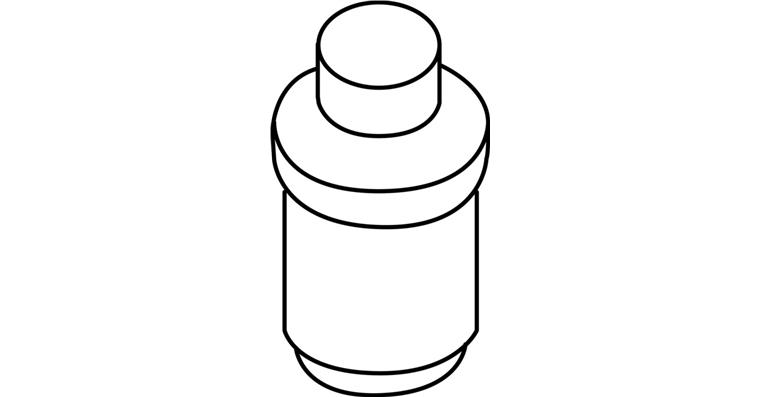 Clamping pin for insert holder MWLNR/L, cat. no. 18464-18465