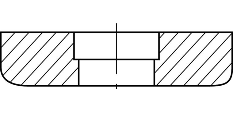 Auflageplatte (18471 730) für ISO-Wendeplatten-Klemmhalter