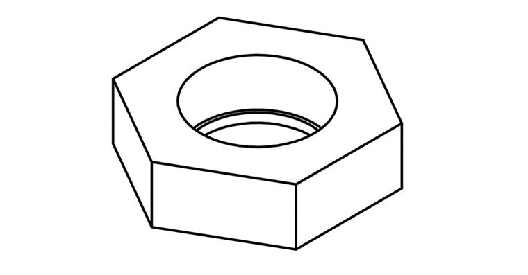Sechskantscheibe M 16 für Exzenter-Spannklemmen Art.-Nr. 27222 106 Pack= 1 Stück