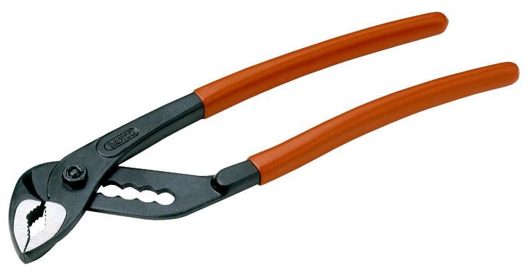 Water pump pliers DIN ISO 8976 192 mm black oxide with slip joint