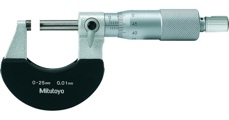 Micrometer with thermal insulation 25-50 mm