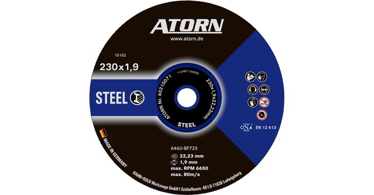 1044804207 ATORN steel cutting disc 230x1.9 mm