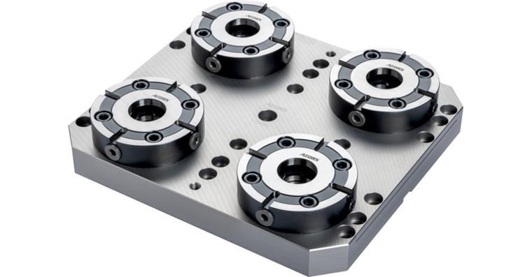 ATORN Easy Point basic system with four clamping pots, diameter 72 mm
