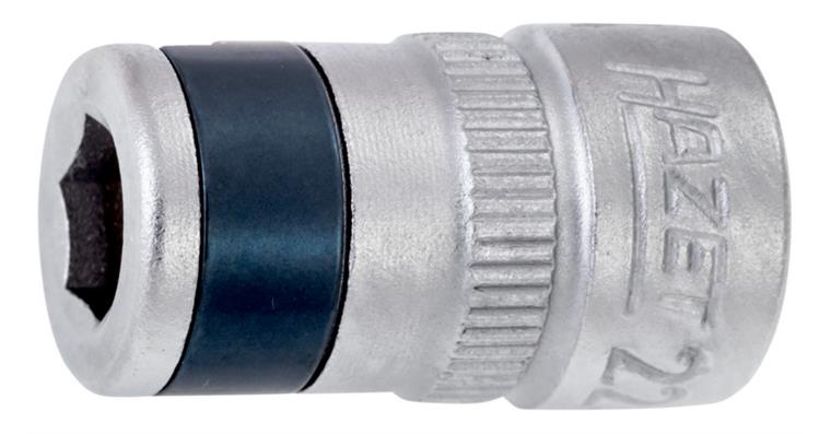 Adapter with retaining ball drive 1/4 inch square output 1/4 inch bit