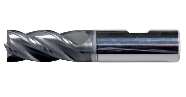 HHW SC HPC end mill INOX long Alcrona Pro HB shank Z4 dia. 4