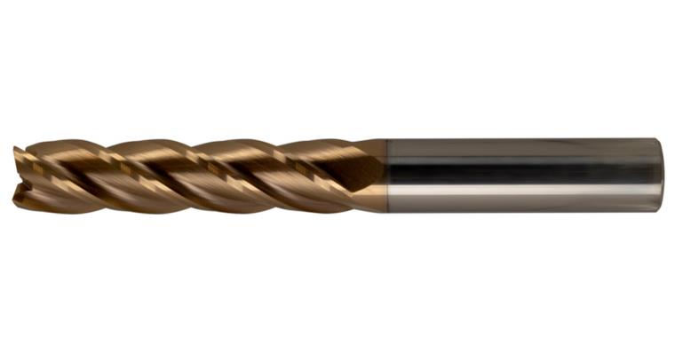 SC end mill TiSiN HA shank 35° T4 long dia. 7