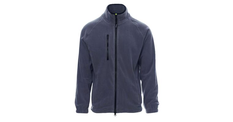 Men's fleece jacket Norway steel grey size 4XL