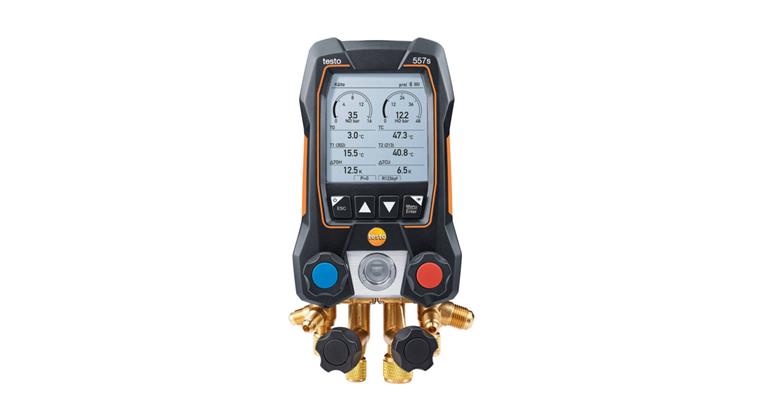 Smart vacuum kit testo 557s with filling hoses