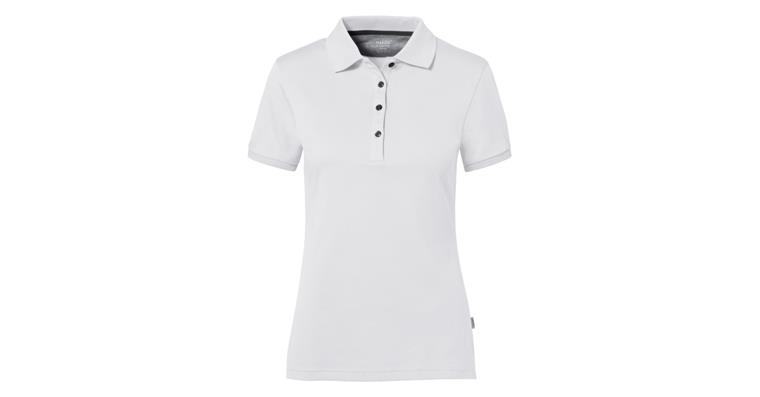 Damen Poloshirt Cotton Tec weiß Gr. XL