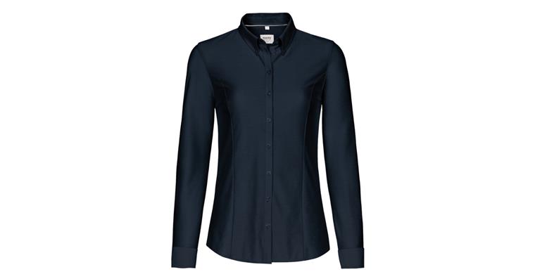 Long-sleeved stretch blouse ink size XL