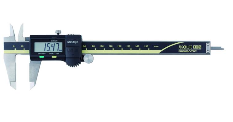 Callipers with carbide measuring surfaces 0-200 mm with drive roller