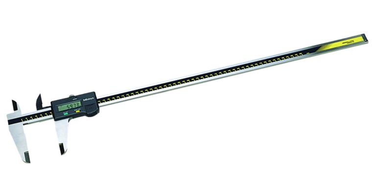 Digital pocket vernier callipers 0-450 mm f. large meas. ranges with data output