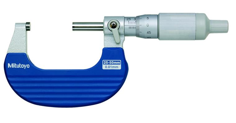 1001350769 Micrometer with ratchet drum 0-25 mm