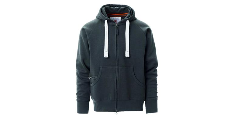 Herren Kapuzen-Jacke Dallas rauchgrau Gr. M