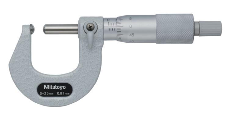 Micrometer with curved measuring surfaces 75-100 mm