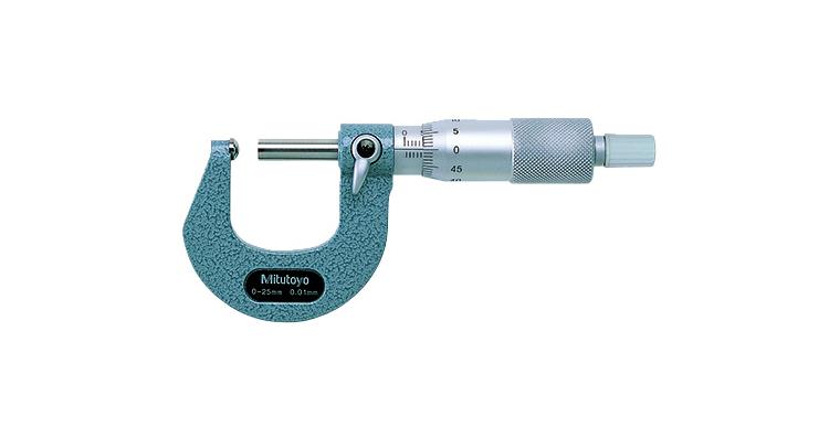 Micrometer with curved measuring surfaces 25-50 mm