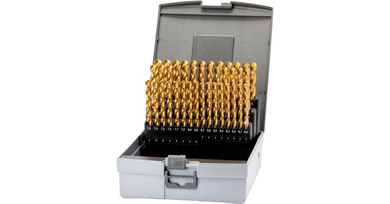 ATORN twist drill bit set TLP HSSE-TIN DIN 338 5.1-10.0 mm 0.1 in box