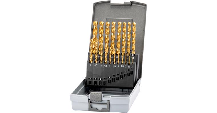 ATORN twist drill bit set TLP HSSE-TIN DIN 338 1.0-10.0 mm 0.5 in box