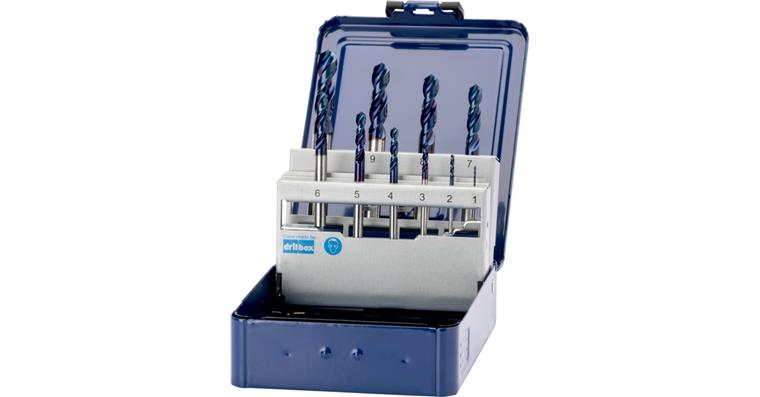 ATORN twist drill bit set U4 HSSE TiNAlOX DIN 1897 1.0-10.0 mm 1 mm incr.