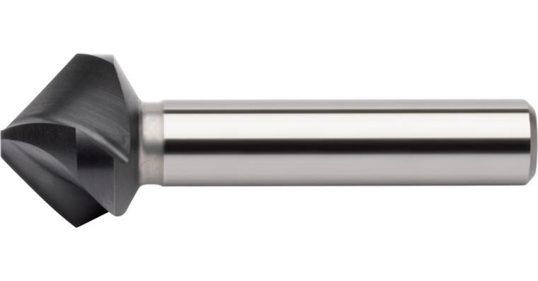 ATORN countersink, 90°, HSSE TiAlN, unequal spiral pitch, 40.0 mm