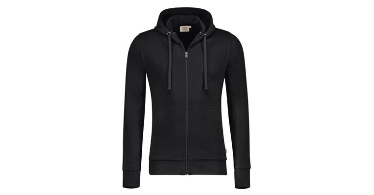 Hooded sweat jacket Premium black size L