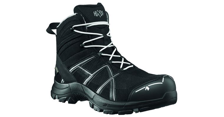 Sicherheits-Stiefel Black Eagle® 40.1 black-silver Mid S3 ESD Gr.35 (UK 3)