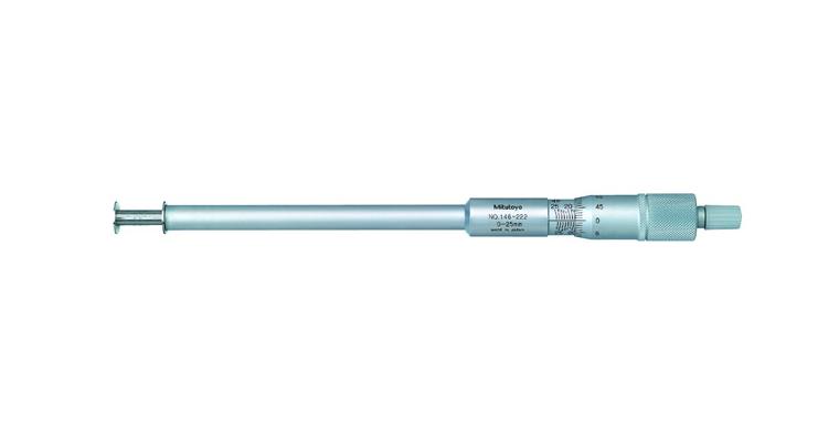 Quernuten-Innenmessschraube 0-25 mm mit nicht drehender Spindel Ø12,7 mm 