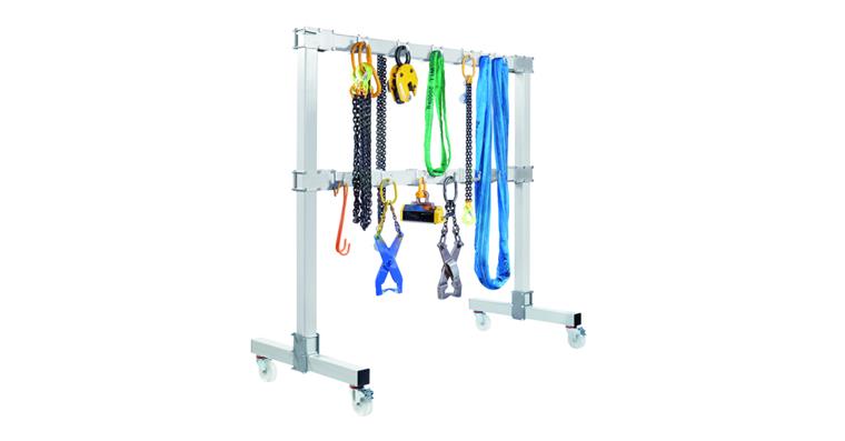 Sling rack mobile HxWxD 1934x1890x900 mm load 1000 kg