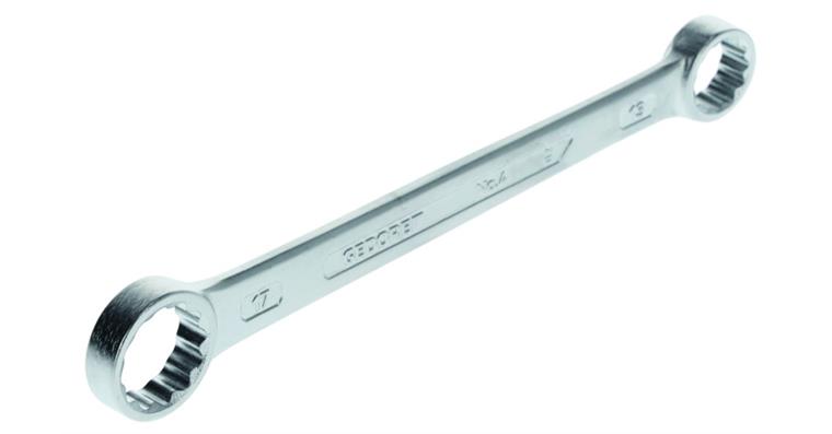 Gerader Ringschlüssel DIN 837 ISO 10103 V31CrV3-Stahl SW 13x17 mm