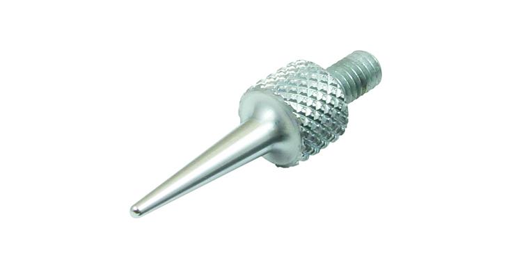 Nadelmesseinsatz für Messuhren, M2,5x0,45, SR0,4 x 35 mm, Stahl