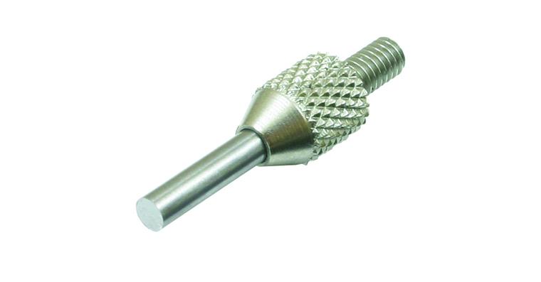Messeinsatz zylindrisch für Messuhren, M2,5x0,45, Ø1,5mm x 40mm, Hartmetall
