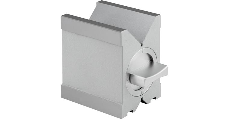ATORN magnetic double vee block 100 mm in wooden case
