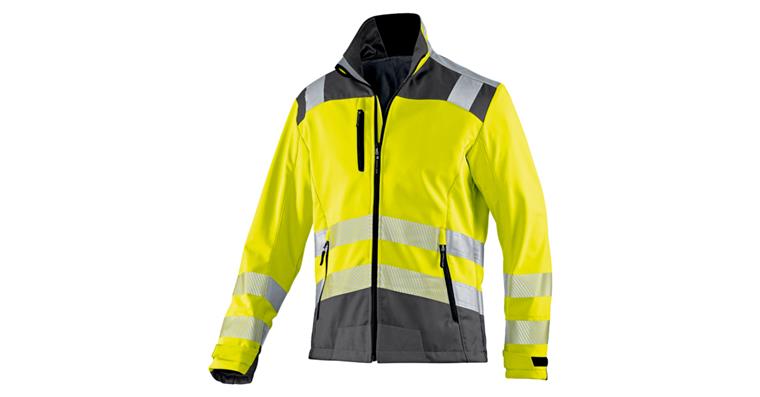 1001654416 Softshell-Jacke Reflectiq warngelb/anthrazit Gr. XXL