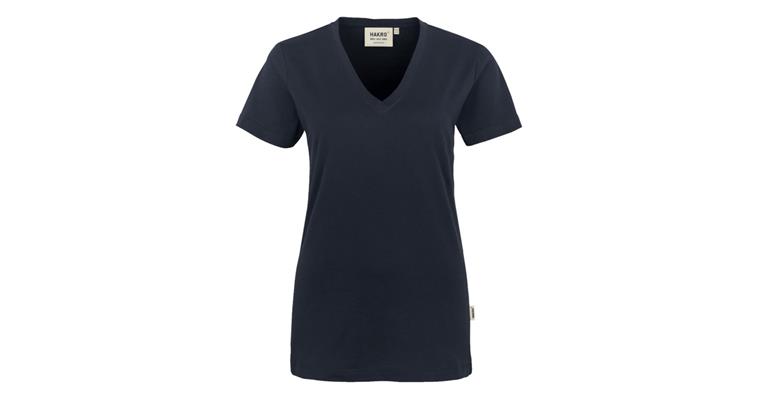 Damen-V-Shirt Classic tinte Gr. 4XL