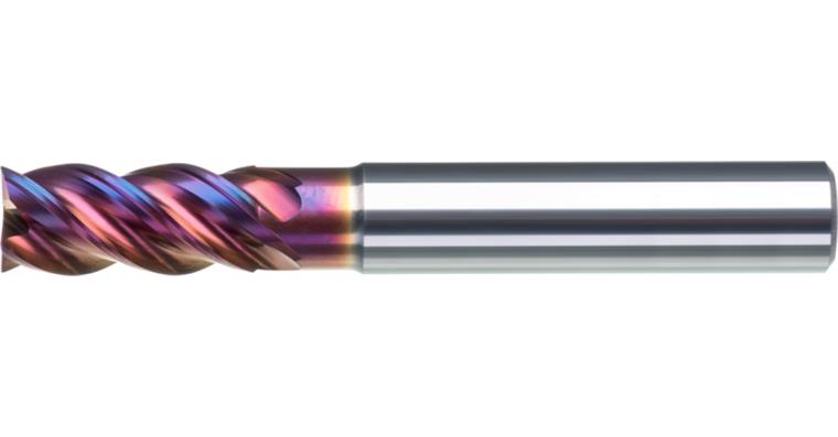 ATORN RockTec PRO HPC end mill, KR 6x13x20x57 mm T=4 HA r=0.1
