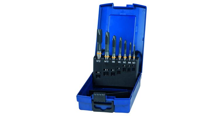 1014318300 Durchgangs-Gewindebohrer-Satz 7teilig VA 3xD HSS-E/vaporisiert M 3 - M 12