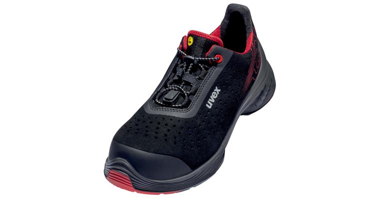 Sicherheitshalbschuh G2 68372 schwarz/rot S1PL W11 Gr.35
